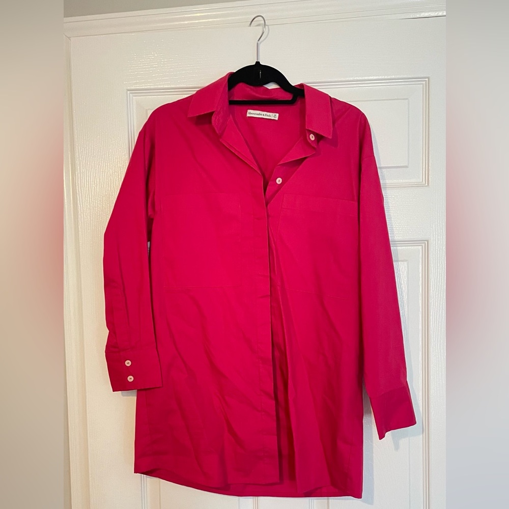 Hot pink blouse! A&F
